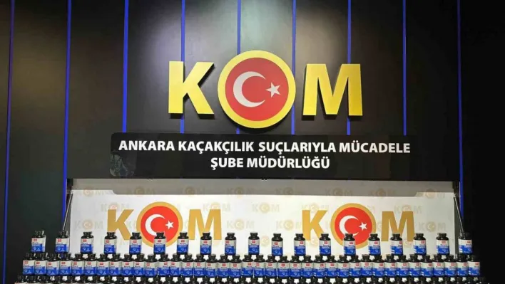 Ankara'da 31 bin adet kırmızı reçeteli ilaç ele geçirildi