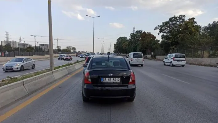 Ankara'da 7 araçlı  zincirleme trafik kazası