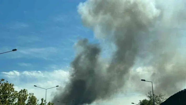 Ankara'da sanayi sitesinde yangın