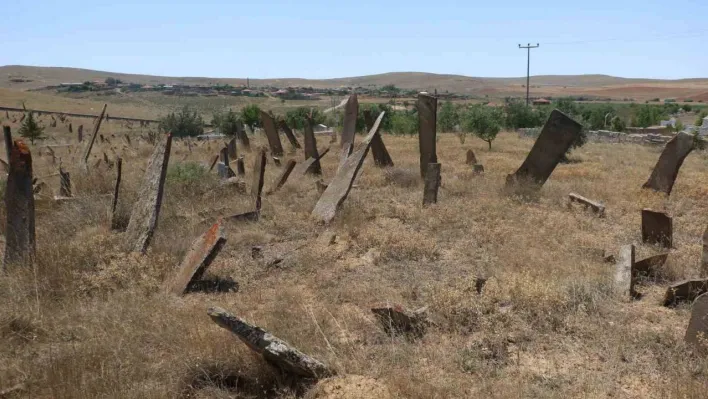 Ankara'da Selçuklu mezar taşlarını andıran şahideler merak uyandırıyor