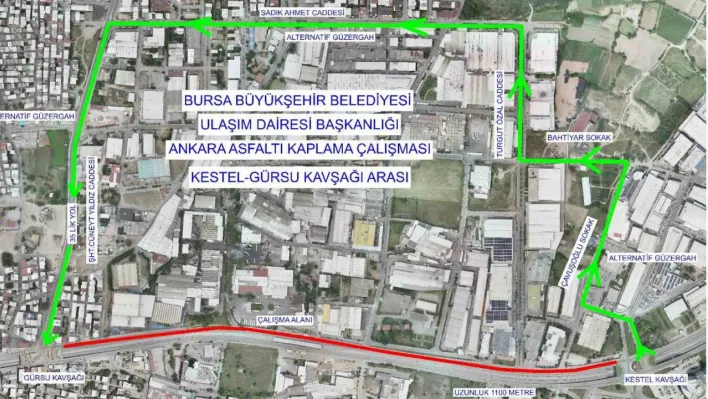 Ankara Yolu geçici süreliğine trafiğe kapatılacak