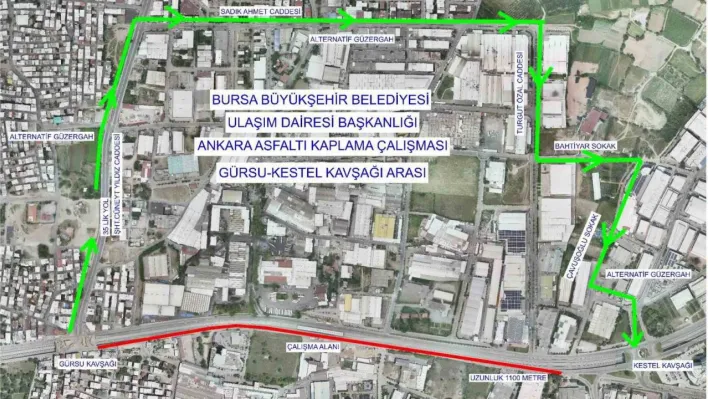 Ankara yolu'nda trafik düzenlemesi