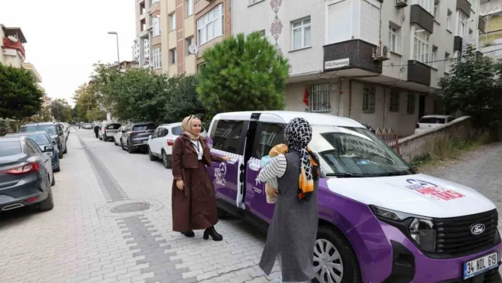 Anne ve anne adayları bir yılda 3 bin 612 defa 'Anne Taksi'yi kullandı