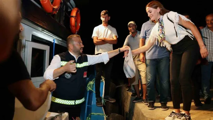 Arnavutköy'de yeni sezon, palamut bolluğuyla başladı