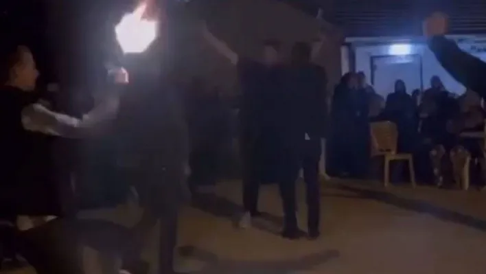 Asker eğlencesindeki magandalar kamerada