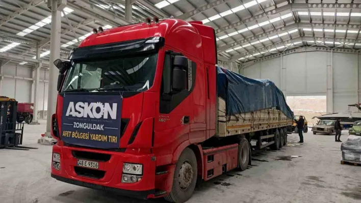 ASKON'dan depremzedelere yardım
