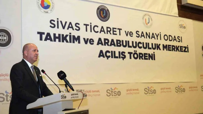 ASO Başkanı Ardıç, Sivas TSO Tahkim ve Arabulucuk Merkezinin açılışını yaptı