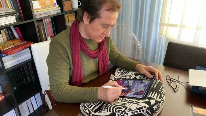 Asrın felaketinde yaşananlar ressam Muammer Erkul'un elinden sanata döküldü