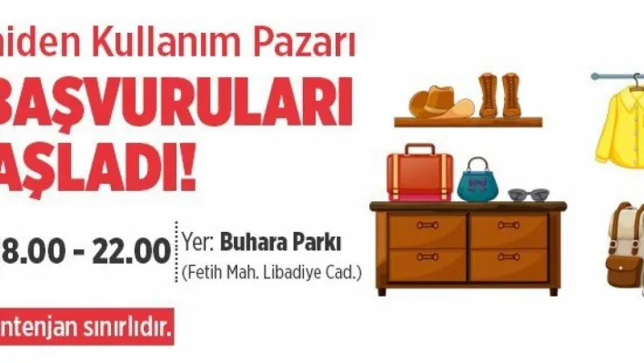 Ataşehir yeniden kullanım pazarı yaz boyunca parklarda kurulacak