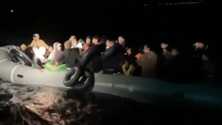 Ayvacık açıklarında 69 kaçak göçmen yakalandı