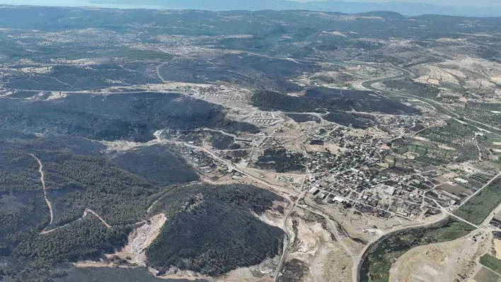 Ayvacık'ta yangın 21 saatin ardından kontrol altına alındı