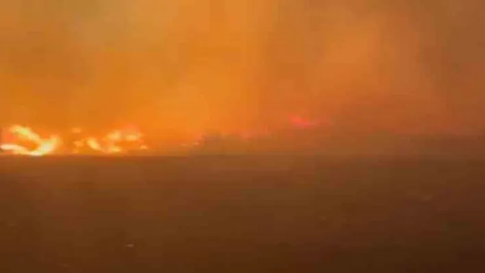 Ayvalık'ta çöp döküm sahasında yangın