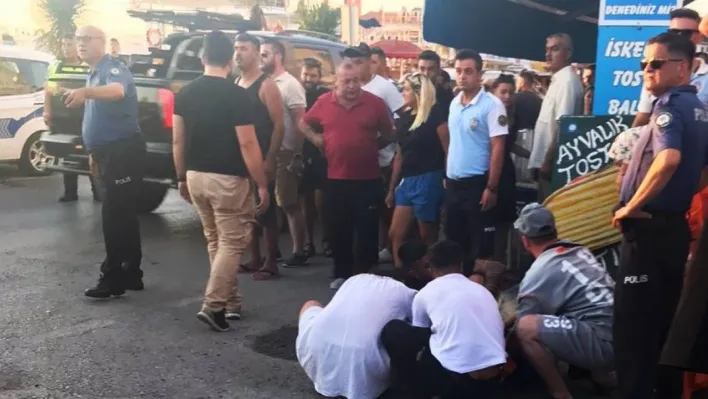 Ayvalık'ta silahlı kavga: 1 yaralı