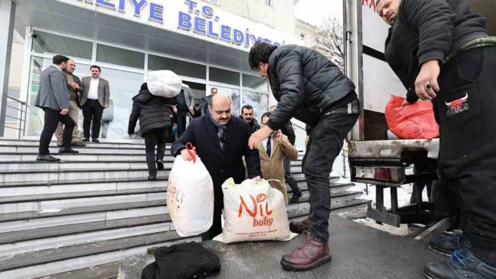 Aziziye Belediyesi'nde yardım seferberliği