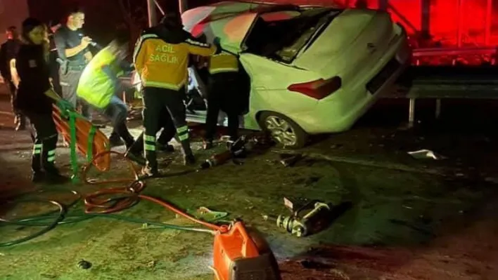 Babaeski'de trafik kazası: 1 kişi hayatını kaybetti