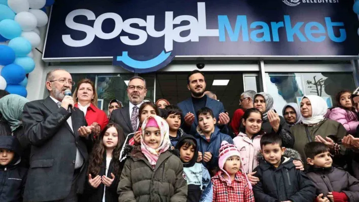 Bağcılar'da ihtiyaç sahipleri için 'Sosyal Market' açıldı