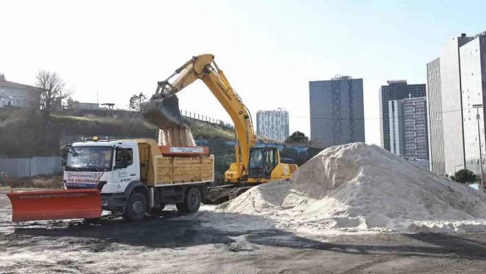 Bağcılar'da muhtemel kar ve buzlanmalara karşı tedbirler alındı