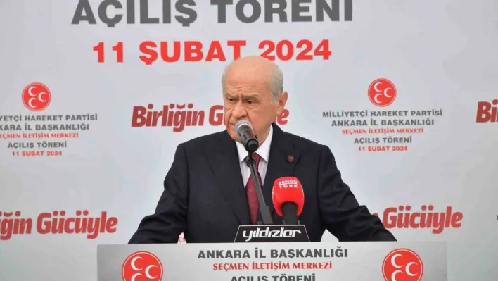 Bahçeli: 'Hem DEM'lenen CHP'de bulunup hem Ülkücülük iddiasını dillendirmek şiddetli bir çelişkidir'