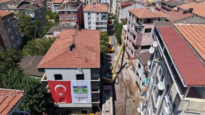 Bahçelievler'de kentsel dönüşüm kapsamında 69 bağımsız bölüm yıkıldı