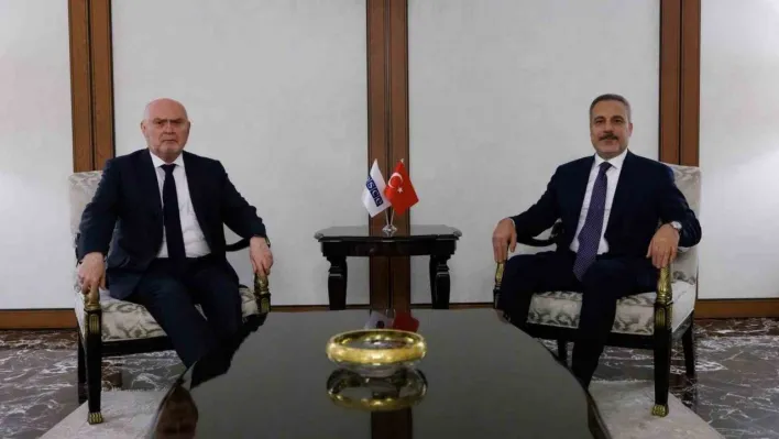 Bakan Fidan, AGİT Genel Sekreteri Sinirlioğlu'nu kabul etti