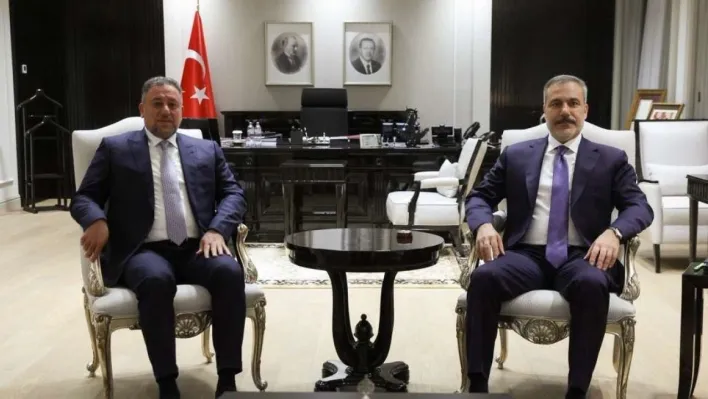 Bakan Fidan, Irak Egemenlik İttifakı Lideri Hançer'i kabul etti