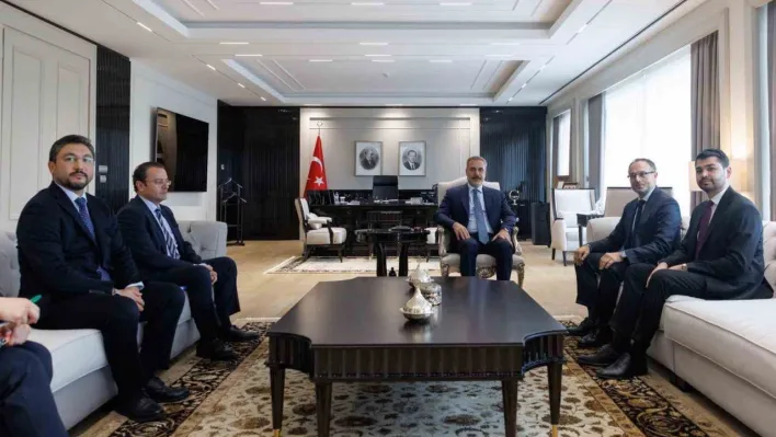 Bakan Fidan, TÜRKPA Genel Sekreteri Büyükelçi Hasan'ı kabul etti