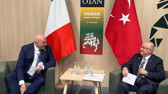 Bakan Güler, İtalya Savunma Bakanı Crosetto ile görüştü