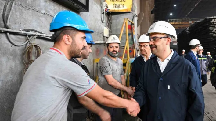 Bakan Kacır'dan sanayi tesislerine bayram ziyareti