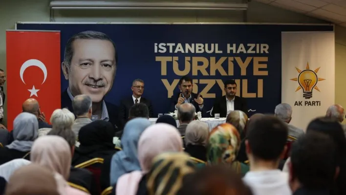 Bakan Kurum: 'Milletimiz 100 yılda yapılacak işleri 21 yıla sığdıranların yanında oldu'