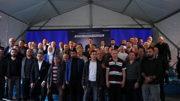 Bakan Kurum: 'Sizleri yeni sanayi alanınıza taşıyacağız''