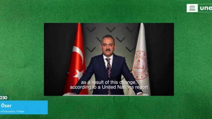 Bakan Özer, COP27'de Türkiye'nin iklim değişikliğiyle ilgili eğitim politikalarını anlattı