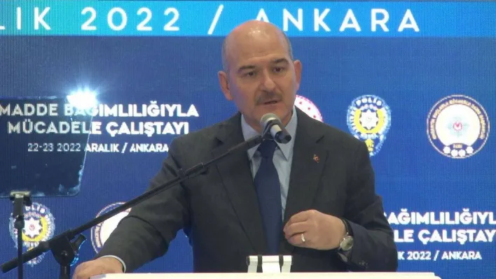 Bakan Soylu: 'Uyuşturucu bağlantılı kişi sayısı dünya genelinde milyonda 35'ken, Türkiye'de milyonda 4,7'dir'