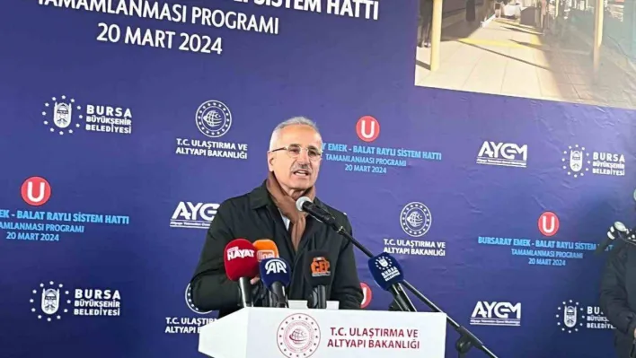 Bakan Uraloğlu: 'Bursa'ya 202 milyar liralık yatırım yaptık'