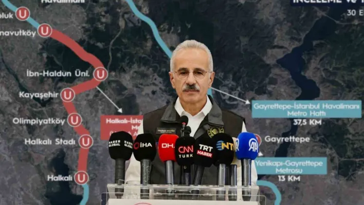 Bakan Uraloğlu: 'Hattımızın tamamını 2026 yılının ilk çeyreğinde hizmete almayı hedefliyoruz'