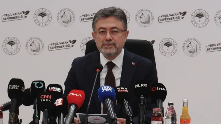 Bakan Yumaklı: '1 yılda 550 milyon fidan ve tohumu toprakla buluşturmayı hedefliyoruz'