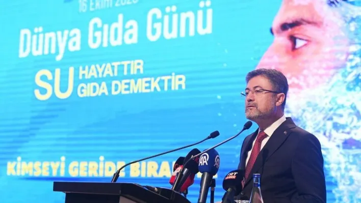 Bakan Yumaklı'dan su ve gıda israfı konusunda çağrı