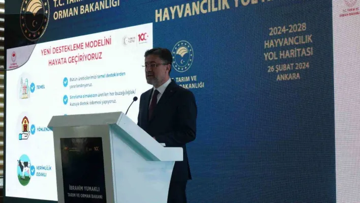 Bakan Yumaklı, Türkiye'nin 2024-2028 hayvancılık yol haritasını paylaştı