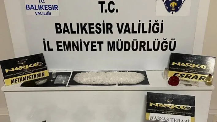 Balıkesir'de 46 şahsa uyuşturucu operasyonu