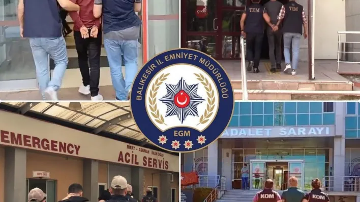 Balıkesir'de FETÖ operasyonu: 6 şüpheli yakalandı