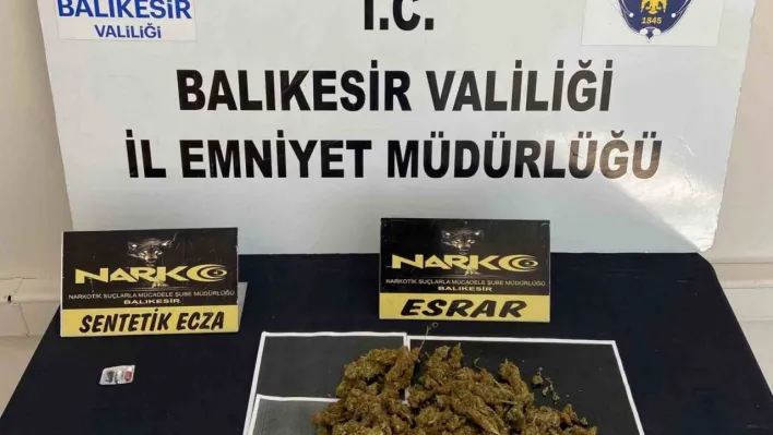 Balıkesir'de polisten 9 şüpheliye uyuşturucu operasyonu