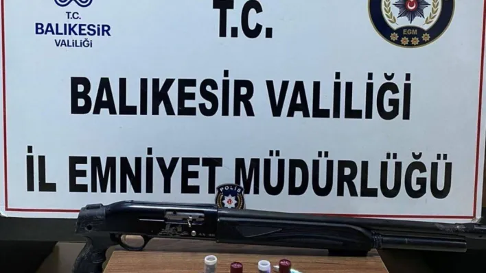 Balıkesir'de şüpheli şahıs denetimi