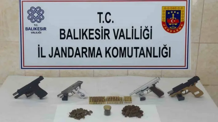 Balıkesir merkezli silah operasyonu: 17 gözaltı