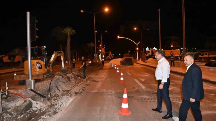 Balıkesir TCDD Gar meydanında hummalı çalışma