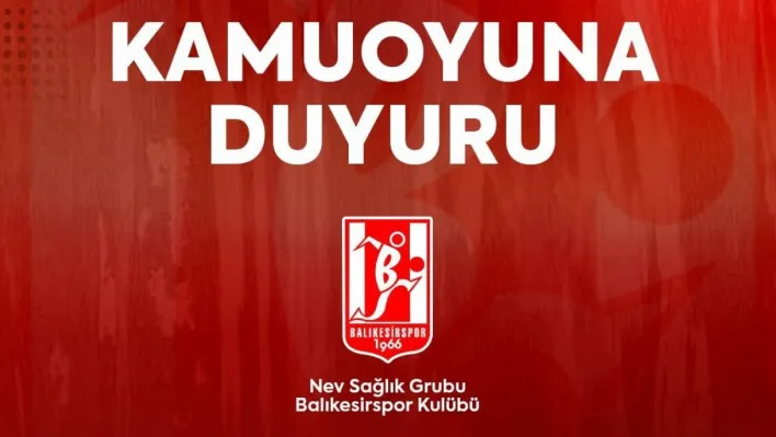 Balıkesirspor'da 7 oyuncuya bahis cezası