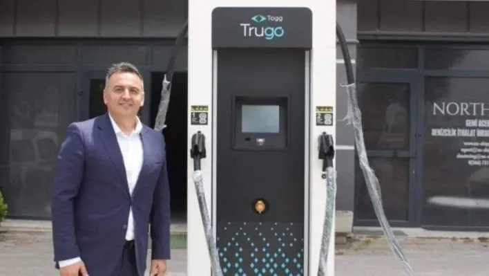 Bandırma'da elektrikli araçlar için hızlı şarj ünitesi 'Trugo'