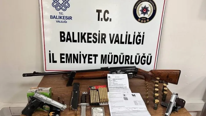 Bandırma ve Gönen'de tefecilik ve nitelikli hırsızlığa yönelik operasyon