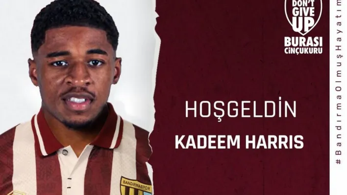 Bandırmaspor, Kadeem Harris'i transfer etti