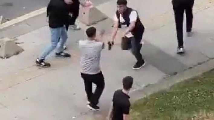 Başakşehir'de silahlı kavga kamerada