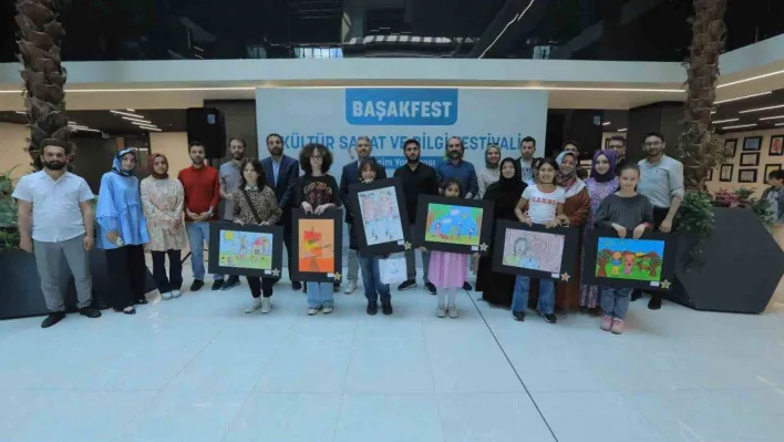 Başakşehirli çocuklar resim yarışmasında marifetlerini gösterdi