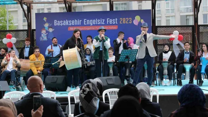 Başakşehirliler Engelsiz Fest'te doyasıya eğlendi